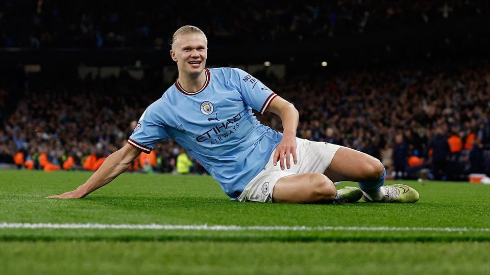 Manchester Cityli Erling Haaland rekorlara doymuyor