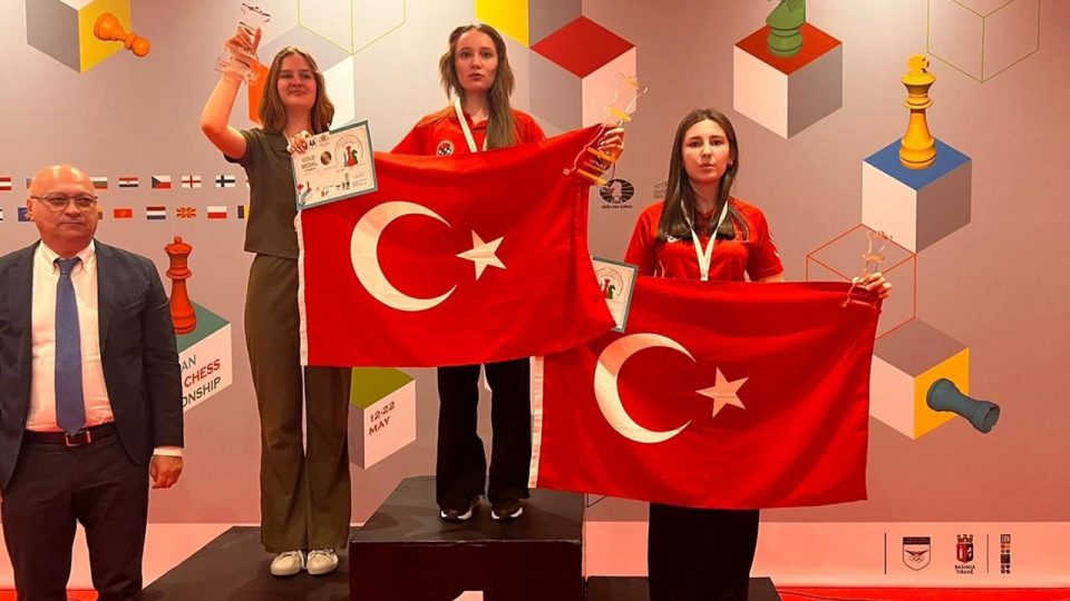 Türkiye Avrupa Okullar Satranç Şampiyonası’nda birinci oldu